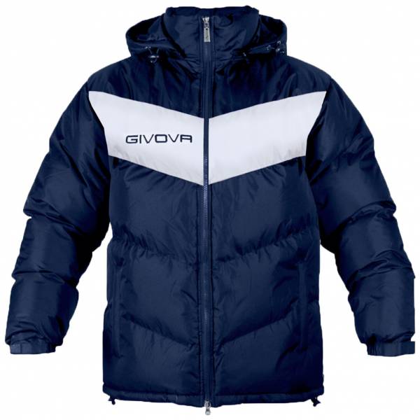 Givova Veste d'hiver Giubbotto Podio bleu marine / blanc