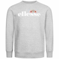ellesse Kanya Crew Hombre Sudadera SOP24044-Gris claro jaspeado