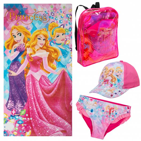 Disney Princess Fille Ensemble pour la plage Lot de 4 QE4347-fushy