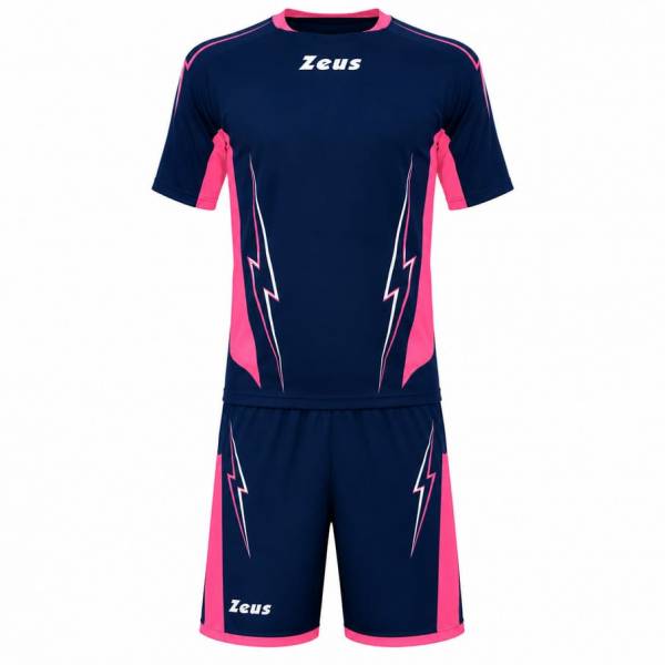Zeus Kit Volley Tuono Uomo Herren Trikot + Shorts blu/fucsia