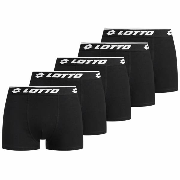 Lotto Retro Hombre Calzoncillos bóxer Pack de 5 negro MBXY10001REW-NEGRO