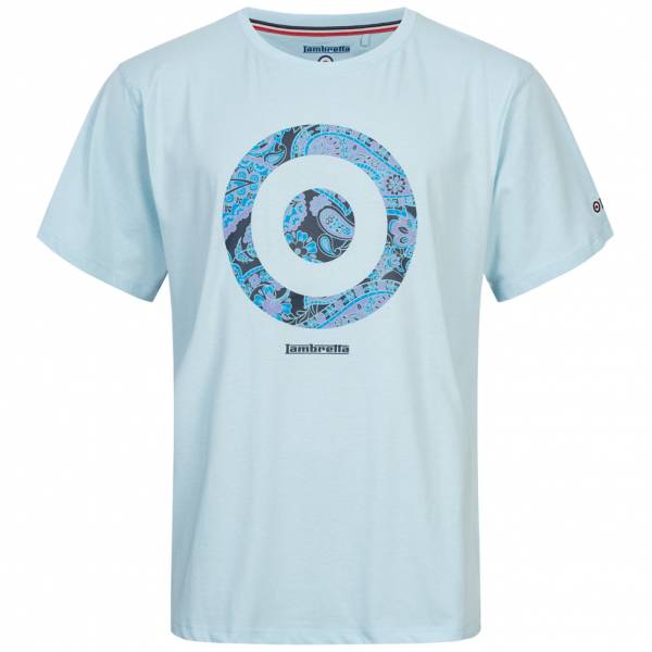 Lambretta Paisley Target Herren T-Shirt SS5141-COOL BLUE