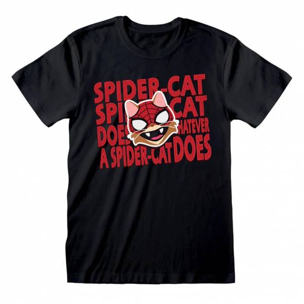 Marvel Comic Spider-Man Miles Morales Spider Cat Men T-shirt SMM06097TSB