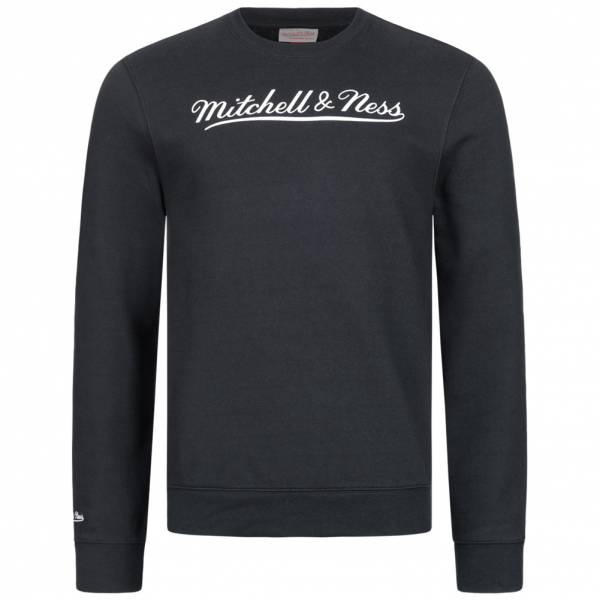 Mitchell & Ness Script Crew Hombre Sudadera MN-BRA-SCRPTLOGOCREW-BLKWHT