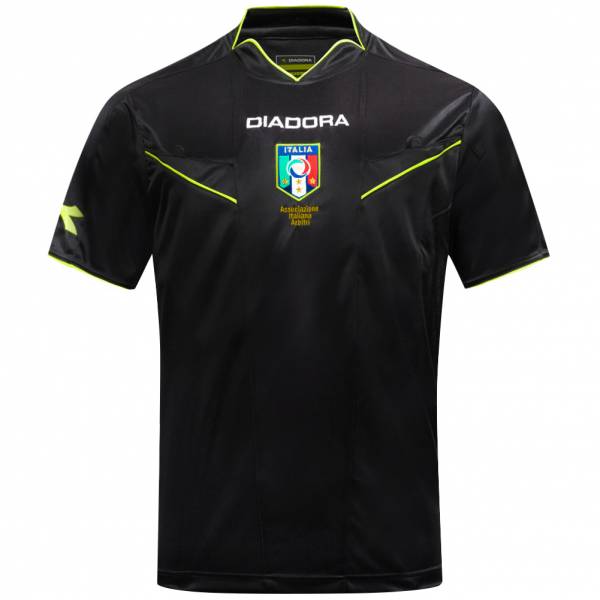 Italien AIA Match Diadora Herren Schiedsrichter Kurzarm Trikot 102.158801-80013
