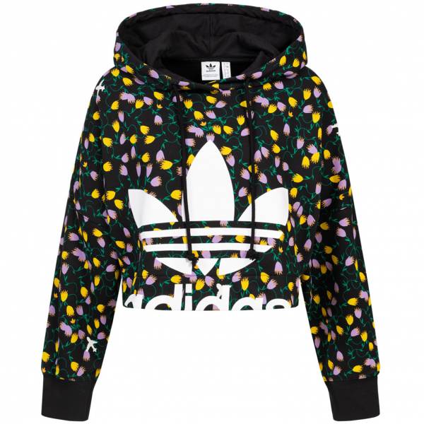 adidas Originals All Over Print Crop Damen Hoodie FL4110