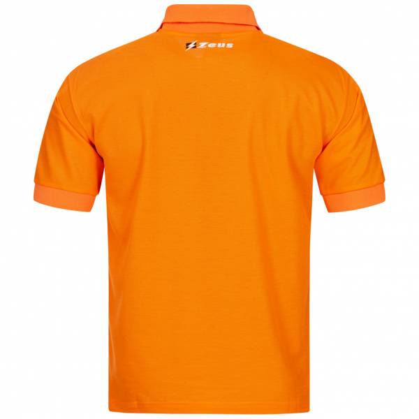 Zeus Basic Heren Poloshirt oranje