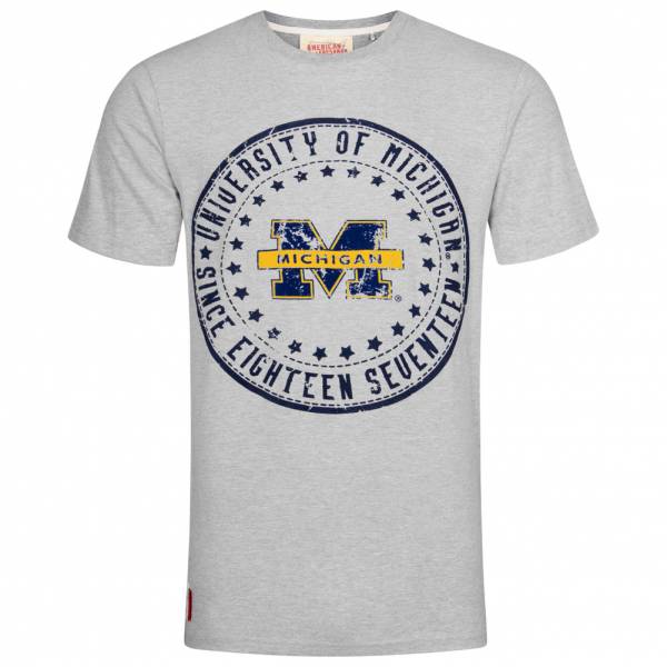 Michigan Wolverines American Freshman Herren T-Shirt APE01091-GREY MARL