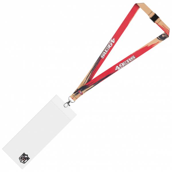 San Francisco 49ers NFL Fan Schlüsselband mit Tickethülle LYNNFPAINTSF