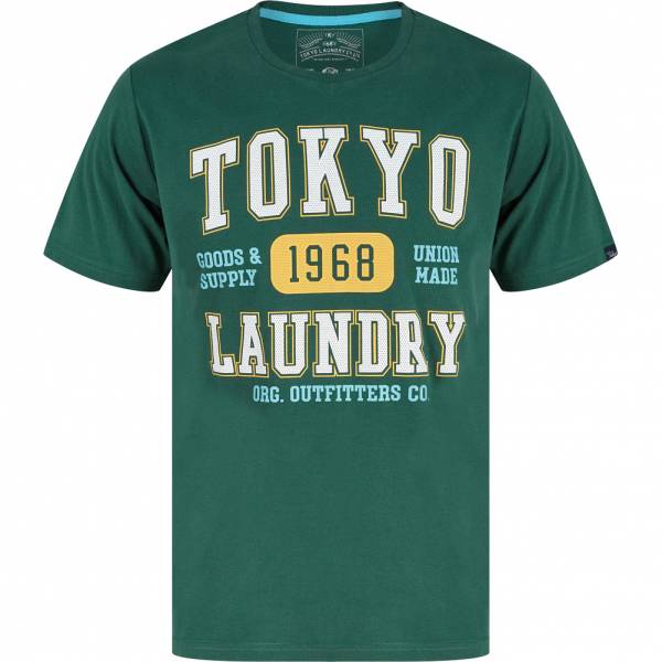Tokyo Laundry Oakdale Hommes T-shirt 1C18116 Vert Posy