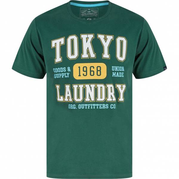 Tokyo Laundry Oakdale Mężczyźni T-shirt 1C18116 Wiązka Zielona