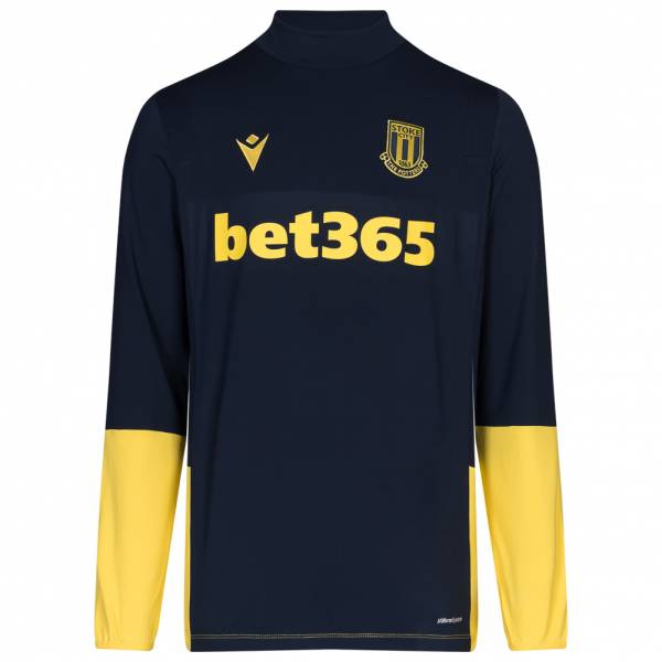 Stoke City FC macron 1/4-Zip Herren Trainings Sweatshirt 58116727
