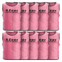 Zeus Pack of 10 Pink training bib