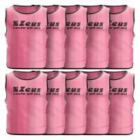 Zeus 10er-Pack Trainingsleibchen Rosa