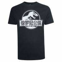 PARK JURAJSKI Mono Chinese Mężczyźni T-shirt POMTS191BLK