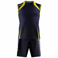 Zeus Kit Fly Uomo Sport Kit da calcio 2 pezzi blu-giallo 805156507