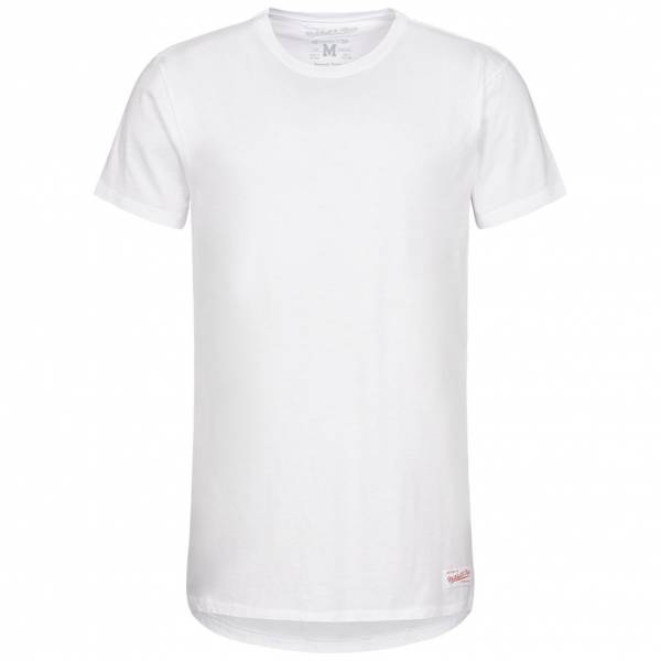 Mitchell & Ness Long Lenght Tailored Herren T-Shirt LONGLENGTHTEE-WHT