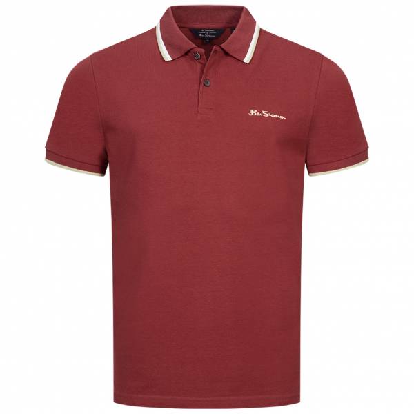 BEN SHERMAN Twin Tipped Hombre Polo 0076270-GRANATE