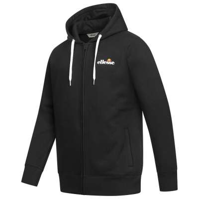 ellesse Klemerio Full Zip Men Hooded Sweat Jacket SOP23857-Black