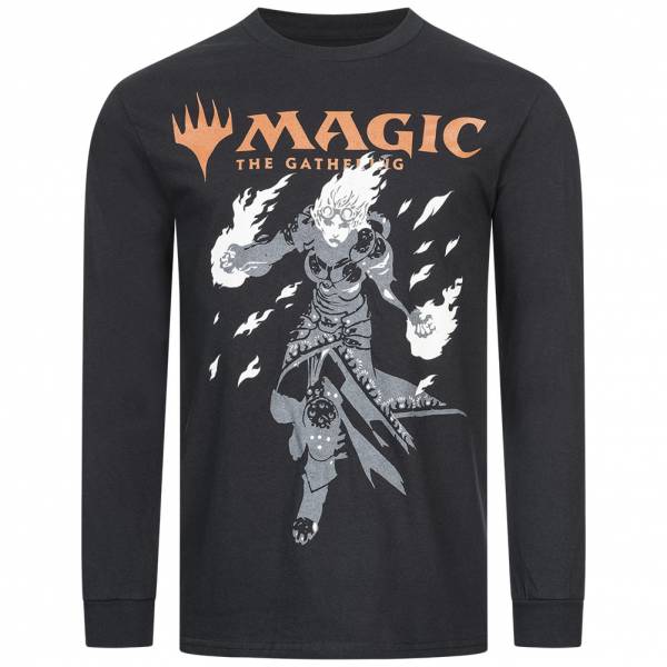 MAGIC THE GATHERIN Chandra Fire Uomo Maglia a maniche lunghe HAMLT086BLK