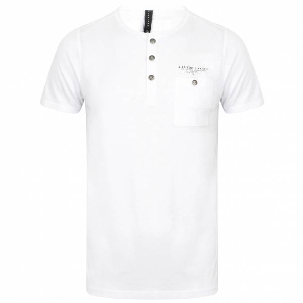 DNM Dissident Yone Herren Pocket T-Shirt 1C10834 Optic White