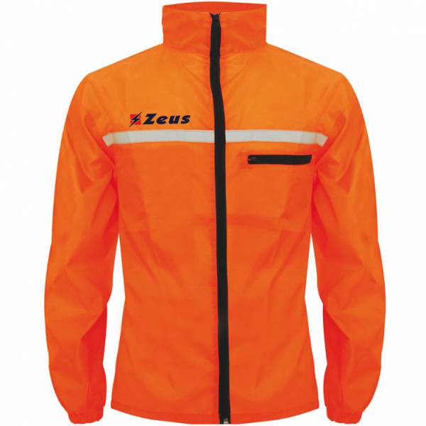 Zeus Hombre Chaqueta de running reflectante naranja