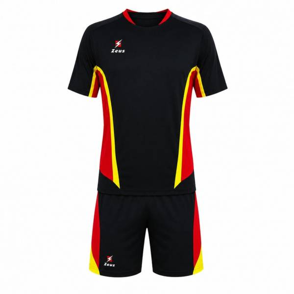 Zeus Kit Volley Tuono Uomo Uomo Maglia + Shorts nero/rosso