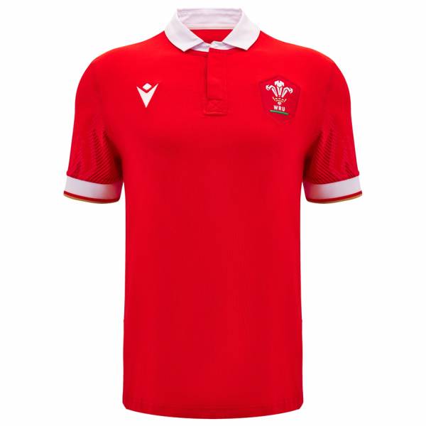 Wales WRU macron Rugby Herren Heim Trikot 60005391