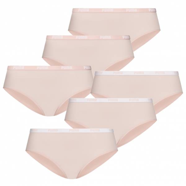 PUMA Hipster Damen Slip 6er-Pack 503010001-187