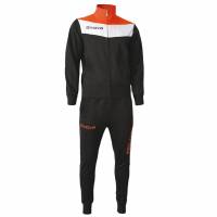 Givova Tuta Campo Completo sportivo nero / arancione neon