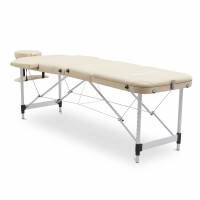 SPORTINATOR Table de massage premium 3 zones beige