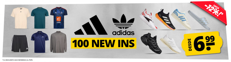 adidas 100 new ins desde 6,99 €