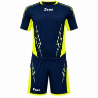 Zeus Kit Volley Tuono Uomo Herren Trikot + Shorts blu/giallo