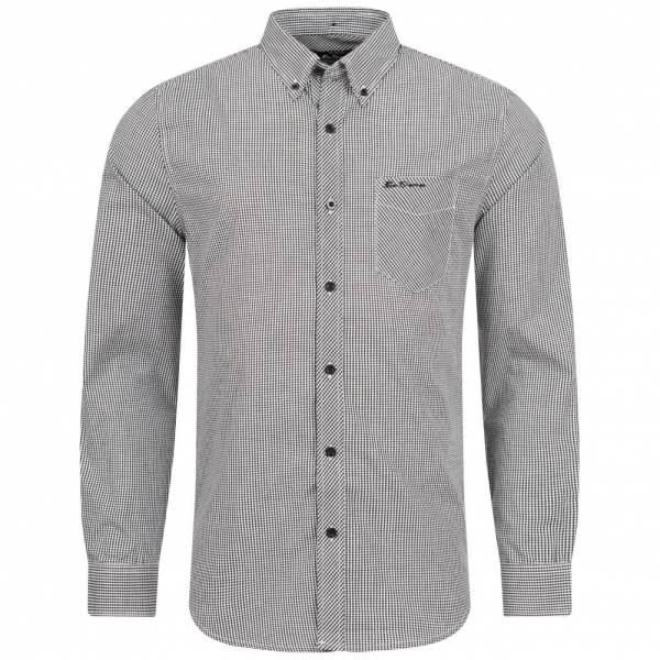 BEN SHERMAN Gingham Uomo Camicia a maniche lunghe 0072917-290