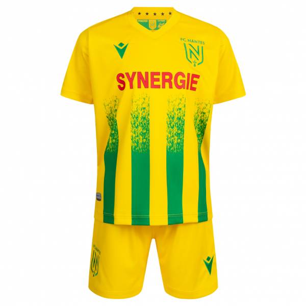 FC Nantes macron Authentic Enfants Ensemble de foot domicile 58199581