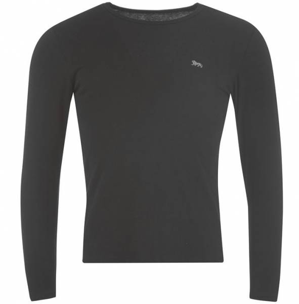 Lonsdale Herren Langarm Funktionsshirt schwarz