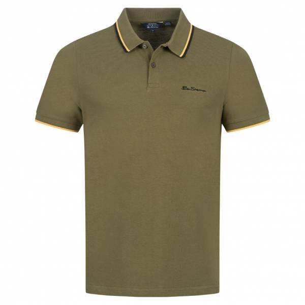 BEN SHERMAN Twin Tipped Hommes Polo 0076270-CAMOUFLAGE