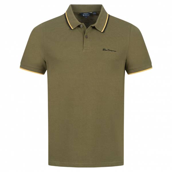 BEN SHERMAN Twin Tipped Mężczyźni Koszulka polo 0076270-KAMUFLAŻ