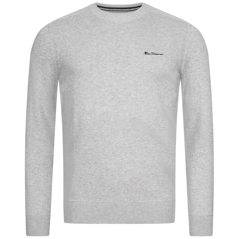 BEN SHERMAN Crew Neck Men Sweatshirt 0072163LIGHT GRAY