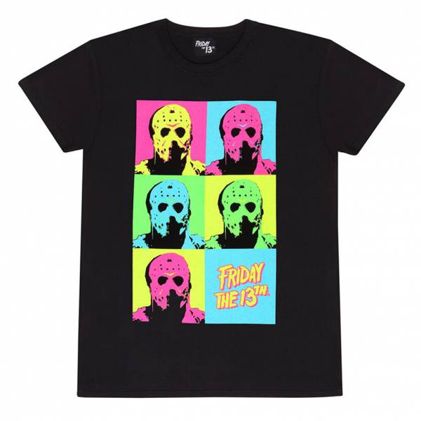 Friday the 13th Jason Pop Art Men T-shirt FRI00335TSB