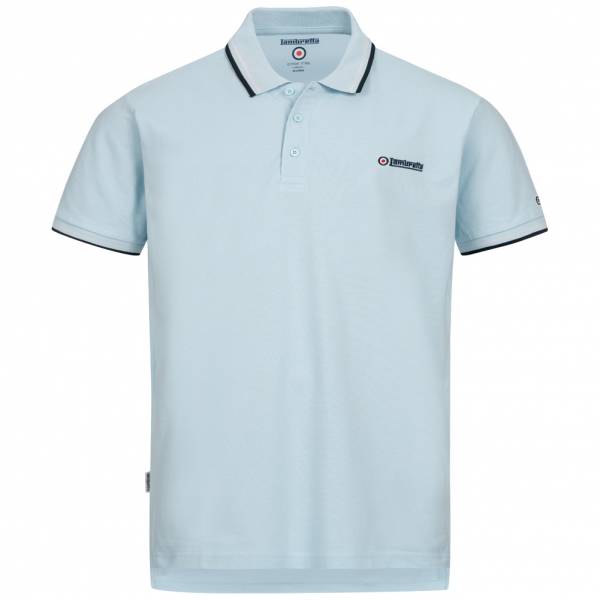 Lambretta Twin Tipped Herren Polo-Shirt SS1608-CB/W/N