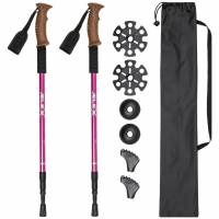 JELEX Walking Sticks with pink cork handles