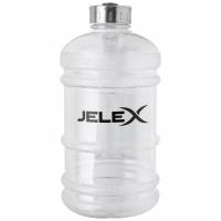 JELEX XXL Pott Fitness Trainings Trinkflasche 2,2l weiß
