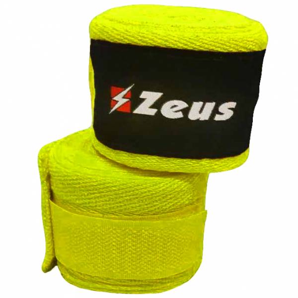 Zeus Venda de boxeo amarillo neón