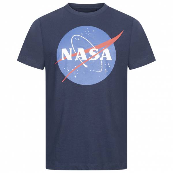 NASA Circle Logo Hombre Camiseta TMMTS007NVY