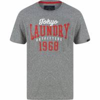 Tokyo Laundry Search Herren T-Shirt 1C18220 Light Grey Grindle