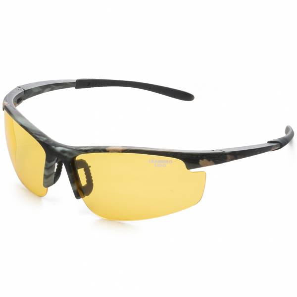 LEANDRO LIDO Power Lunettes de soleil pour le sport camouflage/jaune