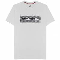 Lambretta Two Tone Box Mężczyźni T-shirt SS0164-WHT