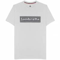 Lambretta Two Tone Box Hommes T-shirt SS0164-WHT