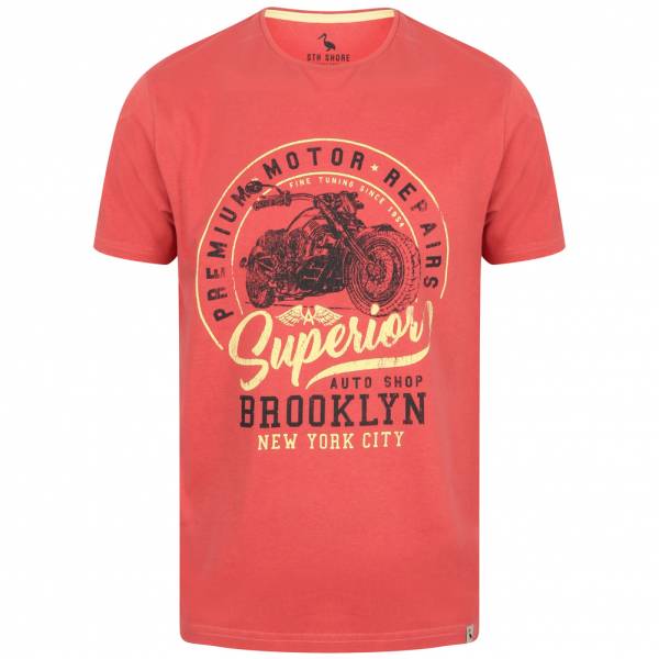 South Shore Auto Shop Herren T-Shirt 1C13274 Garnet Rose